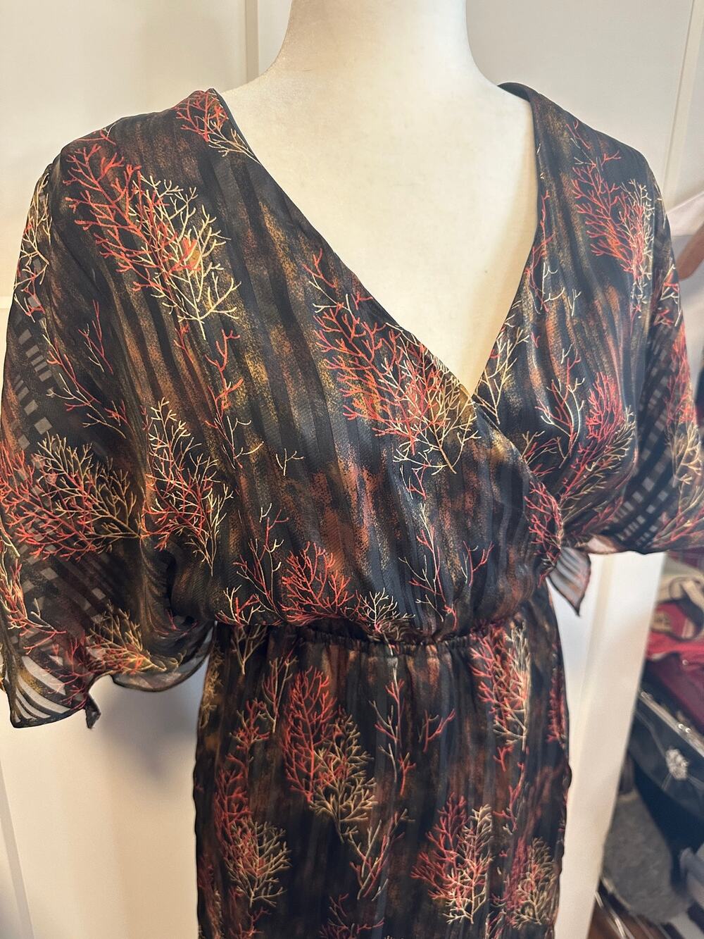 182. Stunning handmade wrap dress